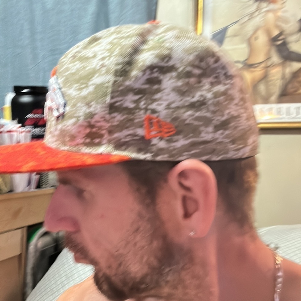 MENS womens denver broncos nfl hat new era new camo support the troops - Picture 4 of 8